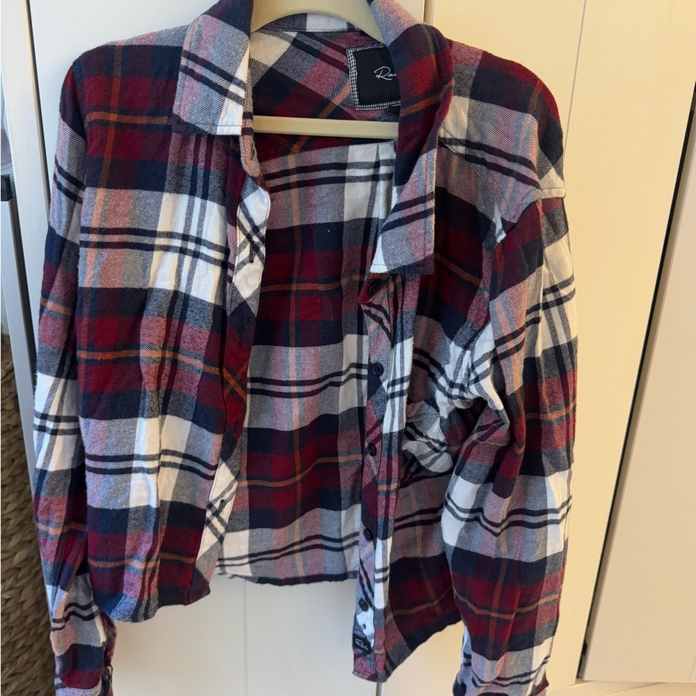 Rails Cropped Flannel